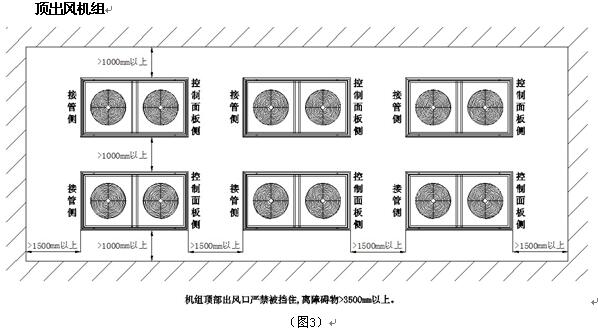 風冷式冷（熱）水機組安裝圖及使用說明